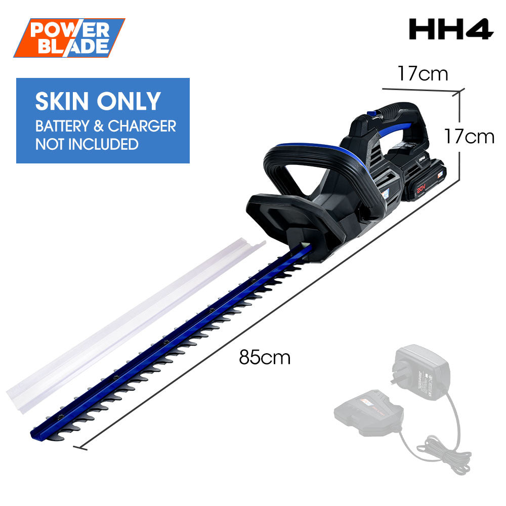 POWERBLADE HH4 20V Cordless Electric Hedge Trimmer, Skin Only V219-HTMHCSPBSH2A