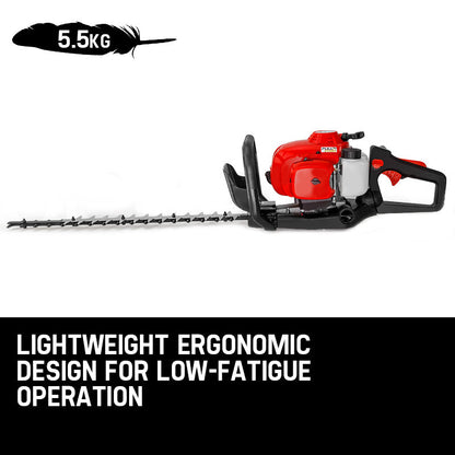 Baumr-AG 26CC Petrol Hedge Trimmer - 2-Stroke Clipper Saw Precision 24 Blade V219-HTMPTLBMRA3P0