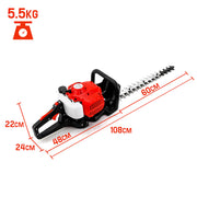 Baumr-AG 26CC Petrol Hedge Trimmer - 2-Stroke Clipper Saw Precision 24 Blade V219-HTMPTLBMRA3P0