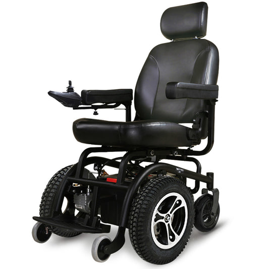 EQUIPMED Front Wheel Drive Power Electric Wheelchair, Up to 35km Range, Ultra-Comfortable, Safe Stable V219-HWCELEEQ14KA