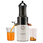 EUROCHEF Cold Press Slow Juicer Machine, Large Chute, 200W, White V219-INCJCPEC15WA