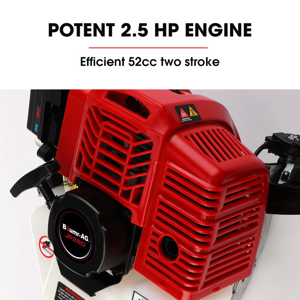 BAUMR-AG 2 Stroke 52cc Petrol Jackhammer, with 2 Chisels, Carry Bag V219-JHMPTRBM260A