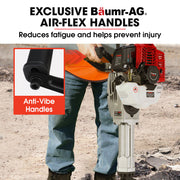 BAUMR-AG 2 Stroke 52cc Petrol Jackhammer, with 2 Chisels, Carry Bag V219-JHMPTRBM260A