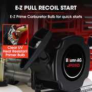 BAUMR-AG 2 Stroke 52cc Petrol Jackhammer, with 2 Chisels, Carry Bag V219-JHMPTRBM260A