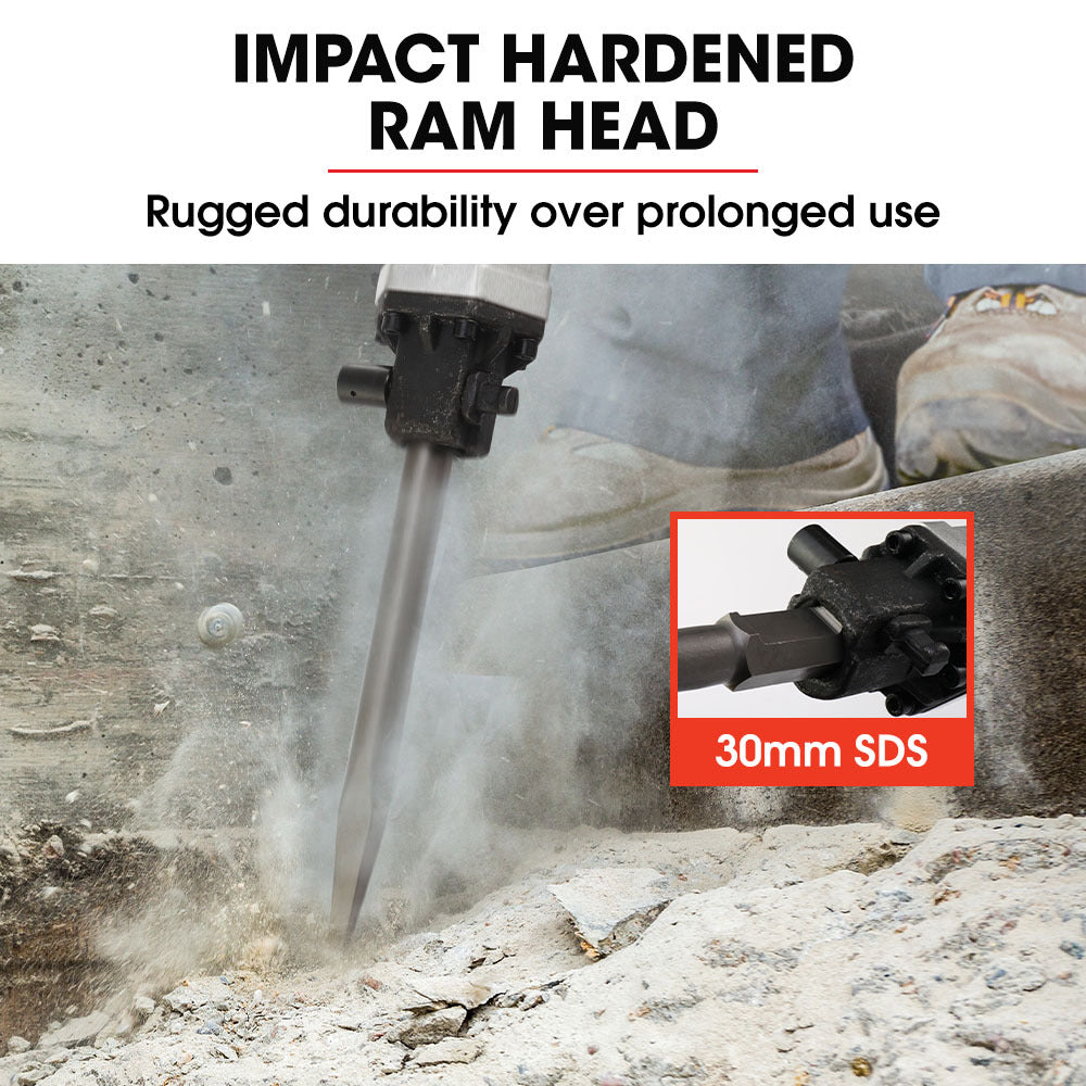 Baumr-AG 4 Stroke Petrol Jackhammer, with 2 Chisels, Carry Bag V219-JHMPTRBM440A