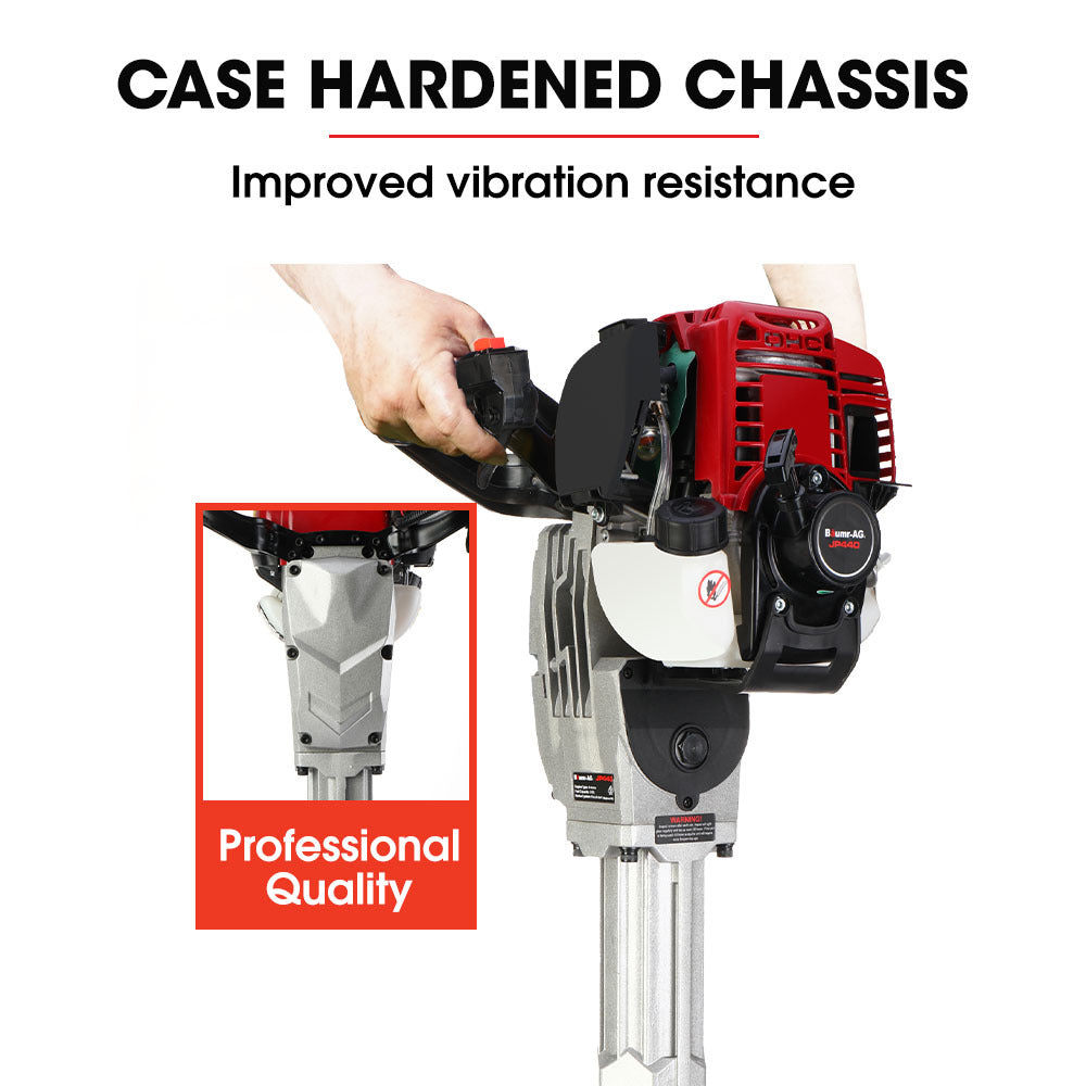 Baumr-AG 4 Stroke Petrol Jackhammer, with 2 Chisels, Carry Bag V219-JHMPTRBM440A
