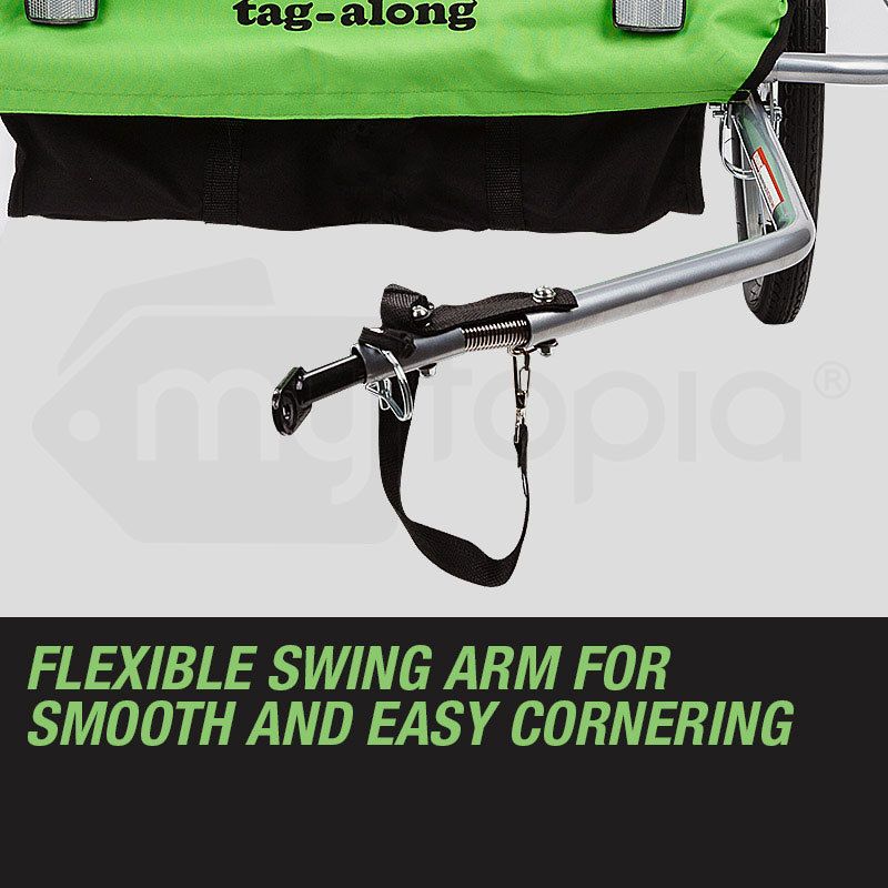 Tag-along Kids Bike Trailer Bicycle Pram Stroller Children Jogger Green V219-KIDBKTTAGAGRN