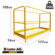 Baumr-AG Safety Guard Rail for Adjustable Mobile Scaffold V219-LDRSCFBMRAGDR
