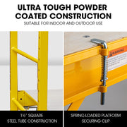 Baumr-AG Adjustable Mobile Scaffolding, 450kg Capacity, with Trapdoor Hatch V219-LDRSCFBMRAH18