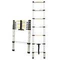 Bullet 2m Telescopic Aluminium Ladder Alloy Extension Extendable Steps V219-LDRTELBULA20S