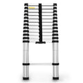Bullet 3.8m Telescopic Aluminium Ladder Alloy Extension Extendable Steps Multi Portable V219-LDRTELBULA38S