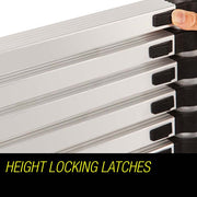 Bullet 3.8m Telescopic Aluminium Ladder Alloy Extension Extendable Steps Multi Portable V219-LDRTELBULA38S