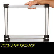 Bullet 3.8m Telescopic Aluminium Ladder Alloy Extension Extendable Steps Multi Portable V219-LDRTELBULA38S