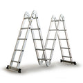 Bullet 5.8m Multipurpose Ladder Aluminium Extension Folding Adjustable Step V219-LDRTELBULA58M