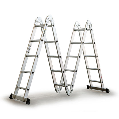 Bullet 5.8m Multipurpose Ladder Aluminium Extension Folding Adjustable Step V219-LDRTELBULA58M