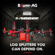 BAUMR-AG 12 Tonne Petrol Hydraulic Wood Log Splitter, - HPS400 V219-LGSPTRBM4C0B