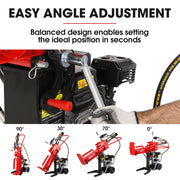 BAUMR-AG 20 Tonne Petrol Hydraulic Wood Log Splitter, Horizontal and Vertical Logsplitter - HPS500 V219-LGSPTRBM5C0A