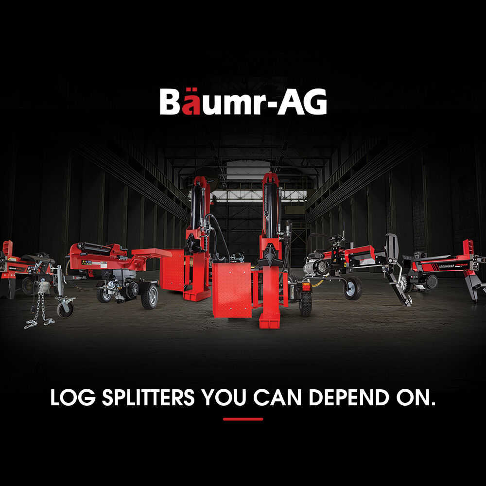 BAUMR-AG 20 Tonne Petrol Hydraulic Wood Log Splitter, Horizontal and Vertical Logsplitter - HPS500 V219-LGSPTRBM5C0A