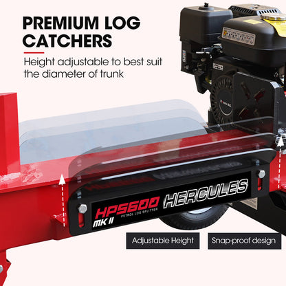 Baumr-AG 20 Tonne Hydraulic Petrol Log Splitter 8HP Wood Firewood Cutter - HPS600 V219-LGSPTRBM6C0B