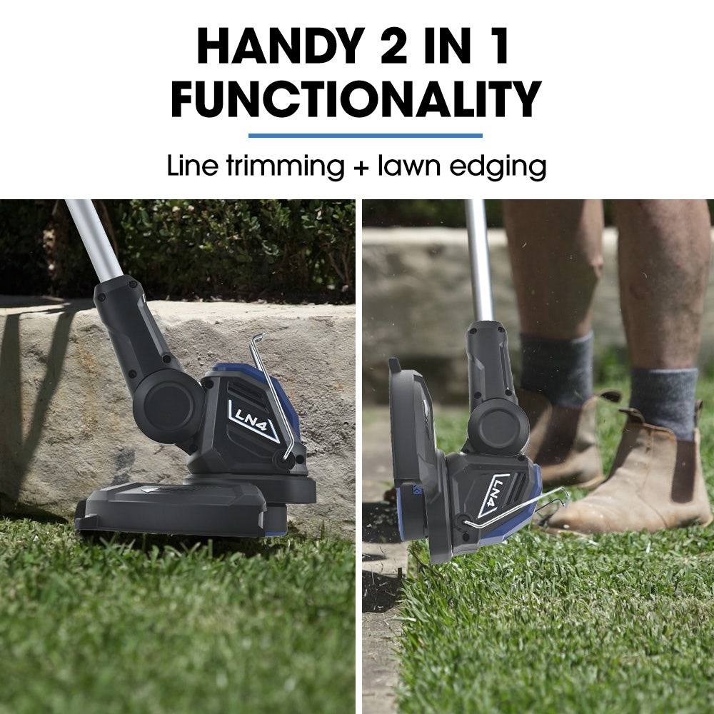 POWERBLADE LN4 20V Cordless Electric Line Trimmer & Garden Edger, Skin Only V219-LTMCLSPBSL2A