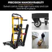 BAUMR-AG Electric Stair Climbing Hand Truck 159kg Load, Foldable Motorised Dolly Cart for Moving Furniture V219-MATSTCBM1CYA
