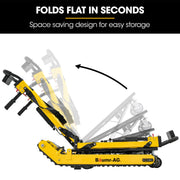 BAUMR-AG Heavy Duty 400W Electric Stair Climbing Hand Truck 210kg Load, Adjustable Tilt, Foldable Motorised V219-MATSTCBM4CYA