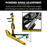 BAUMR-AG Heavy Duty 400W Electric Stair Climbing Hand Truck 210kg Load, Adjustable Tilt, Foldable Motorised V219-MATSTCBM4CYA