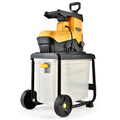 MICHIGAN 2400W Electric Crushing Impact Shredder, Quiet High Torque Garden Mulcher Chipper, Shreds Palm Fronds V219-MCGSLG00A