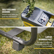 MICHIGAN 2400W Electric Crushing Impact Shredder, Quiet High Torque Garden Mulcher Chipper, Shreds Palm Fronds V219-MCGSLG00A