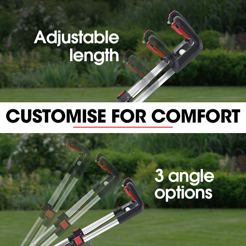 BAUMR-AG 520CX 40V SYNC 17" Cordless Lawn Mower Kit, Fast Charger, 2 x 4Ah Battery, 5 Cutting Heights, V219-MOWCLSBM520A