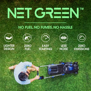 POWERBLADE 350CX 20V 13" Cordless Lawn Mower Kit, Fast Charger, 4Ah Battery, 5 Height, Brushless Electric, V219-MOWCLSPB1C3A