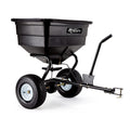 PLANTCRAFT Tow Behind Broadcast Spreader 90kg 105L Seed Fertiliser Tow Rotary V219-MOWCRTPLTAB90