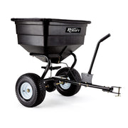 PLANTCRAFT Tow Behind Broadcast Spreader 90kg 105L Seed Fertiliser Tow Rotary V219-MOWCRTPLTAB90