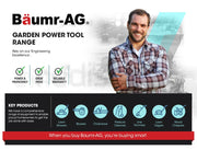 Baumr-AG 31CC Lawn Edger Petrol 4 Stroke Garden Grass Weed Trimmer Blade Cutting V219-MOWEDGBMRA488