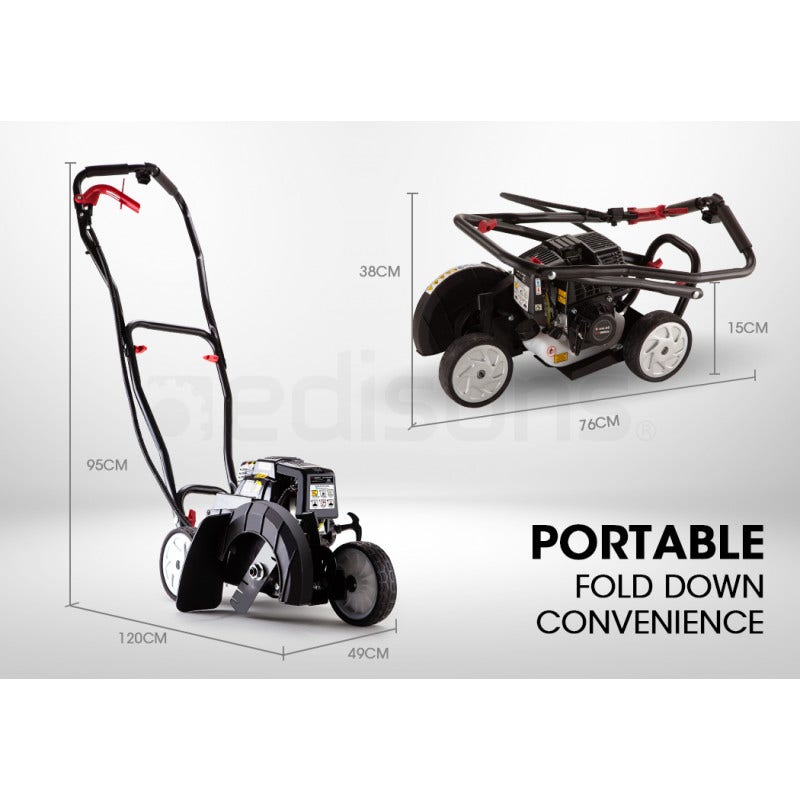Baumr-AG 31CC Lawn Edger Petrol 4 Stroke Garden Grass Weed Trimmer Blade Cutting V219-MOWEDGBMRA488