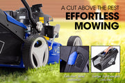 POWERBLADE Lawn Mower 139CC 17 - Petrol Powered Push Lawnmower 4 Stroke Engine V219-MOWPSHPWBA17S