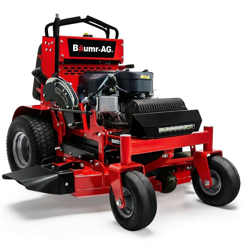 BAUMR-AG 32" Stand-On Zero-Turn Mower, Electric Start, 23hp, 764cc, Hydrostatic Drive, 10 Cut Heights V219-MOWRIDBMS32A