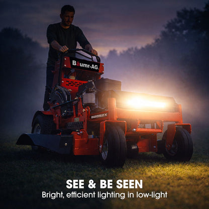 BAUMR-AG 32" Stand-On Zero-Turn Mower, Electric Start, 23hp, 764cc, Hydrostatic Drive, 10 Cut Heights V219-MOWRIDBMS32A