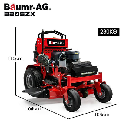BAUMR-AG 32" Stand-On Zero-Turn Mower, Electric Start, 23hp, 764cc, Hydrostatic Drive, 10 Cut Heights V219-MOWRIDBMS32A