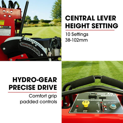 BAUMR-AG 32" Stand-On Zero-Turn Mower, Electric Start, 23hp, 764cc, Hydrostatic Drive, 10 Cut Heights V219-MOWRIDBMS32A