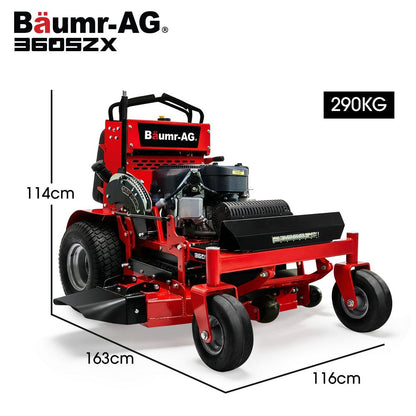 BAUMR-AG 36" Stand-On Zero-Turn Mower, Electric Start, 23hp, 764cc, Hydrostatic Drive, 10 Cut Heights V219-MOWRIDBMS36A