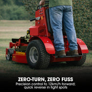 BAUMR-AG 36" Stand-On Zero-Turn Mower, Electric Start, 23hp, 764cc, Hydrostatic Drive, 10 Cut Heights V219-MOWRIDBMS36A