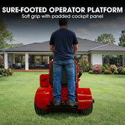 BAUMR-AG 36" Stand-On Zero-Turn Mower, Electric Start, 23hp, 764cc, Hydrostatic Drive, 10 Cut Heights V219-MOWRIDBMS36A