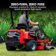 BAUMR-AG 50" Zero-Turn Ride On Mower, Electric Start, 23hp, 764cc, Hydrostatic Drive, 7 Cut Heights V219-MOWRIDBMZ50A