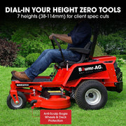 BAUMR-AG 50" Zero-Turn Ride On Mower, Electric Start, 23hp, 764cc, Hydrostatic Drive, 7 Cut Heights V219-MOWRIDBMZ50A
