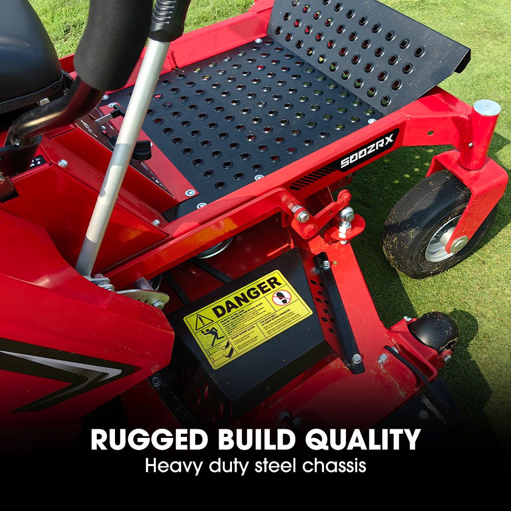 BAUMR-AG 50" Zero-Turn Ride On Mower, Electric Start, 23hp, 764cc, Hydrostatic Drive, 7 Cut Heights V219-MOWRIDBMZ50A