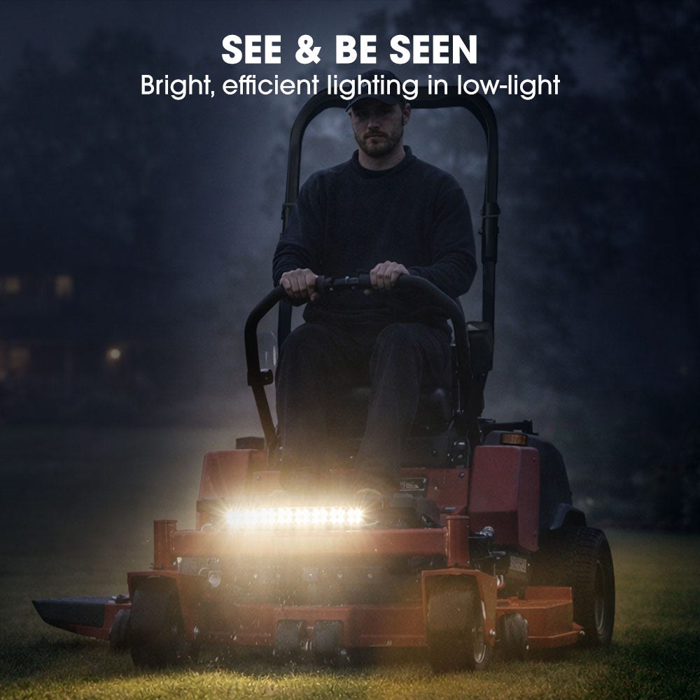 BAUMR-AG 50" Zero-Turn Ride On Mower, Electric Start, 23hp, 764cc, Hydrostatic Drive, 7 Cut Heights V219-MOWRIDBMZ50A