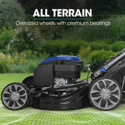 PowerBlade 22" 224cc Self-Propelled Lawn Mower, Electric Start, 7 Height, Steel Deck, Deck Wash Port, OHV V219-MOWSPRPB22EA