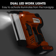 UNIMAC CLS400 20-50mm 16ga Finishing Nail Gun, Cordless 20V Lithium Nailer Kit V219-NALCLSUMCA4C0