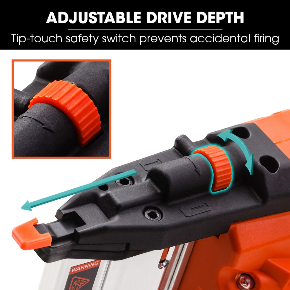 UNIMAC CLS400 20-50mm 16ga Finishing Nail Gun, Cordless 20V Lithium Nailer Kit V219-NALCLSUMCA4C0